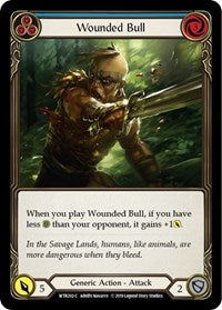 Wounded Bull (Blue) (WTR202) [Welcome to Rathe]
