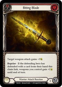 Biting Blade (Red) (TEA008) [Hero Deck: Dorinthea]