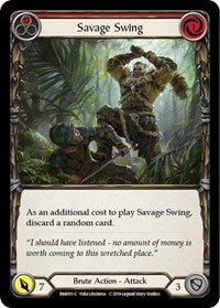 Savage Swing (Red) (RNR011) [Hero Deck: Rhinar]