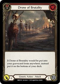 Drone of Brutality (Red) (RNR015) [Hero Deck: Rhinar]
