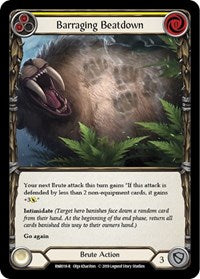 Barraging Beatdown (Yellow) (RNR018) [Hero Deck: Rhinar]