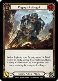 Raging Onslaught (Yellow) (RNR020) [Hero Deck: Rhinar]