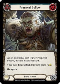 Primeval Bellow (Blue) (RNR026) [Hero Deck: Rhinar]