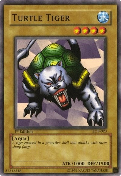 Turtle Tiger (LOB-023) [The Legend of Blue Eyes White Dragon]