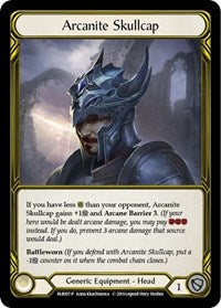 Arcanite Skullcap (Golden) - FAB007 (FAB007) [Flesh and Blood: Promo Cards]
