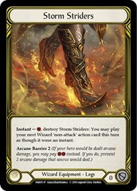 Storm Striders (Golden) -  FAB011 (FAB011) [Flesh and Blood: Promo Cards]