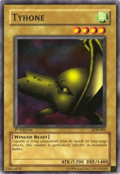 Tyhone (LOB-063) [The Legend of Blue Eyes White Dragon]