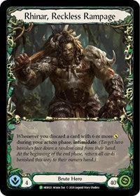 Rhinar, Reckless Rampage (Rainbow) - HER021 (HER021) [Flesh and Blood: Promo Cards]