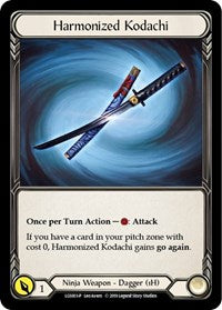 Harmonized Kodachi - LGS003 (LGS003) [Flesh and Blood: Promo Cards]