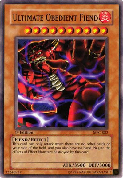 Ultimate Obedient Fiend (MFC-082) [Magician's Force]