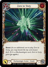 Zero to Sixty (Blue) (ARC028) [Arcane Rising]