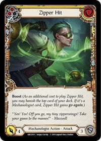 Zipper Hit (Yellow) (ARC030) [Arcane Rising]