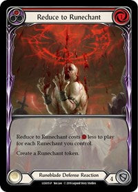 Reduce to Runechant (Red) - LGS015 (LGS015) [Flesh and Blood: Promo Cards]