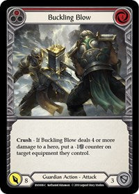 Buckling Blow (Red) (BVO008) [Hero Deck: Bravo]