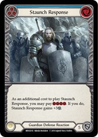 Staunch Response (Blue) (BVO020) [Hero Deck: Bravo]