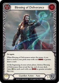 Blessing of Deliverance (Blue) (BVO021) [Hero Deck: Bravo]