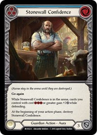 Stonewall Confidence (Blue) (BVO022) [Hero Deck: Bravo]