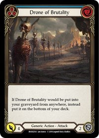 Drone of Brutality (Blue) (BVO025) [Hero Deck: Bravo]