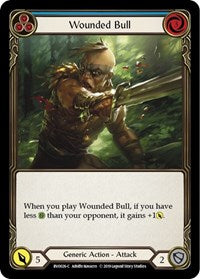 Wounded Bull (Blue) (BVO026) [Hero Deck: Bravo]