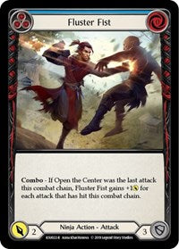 Fluster Fist (Blue) (KSU022) [Hero Deck: Katsu]