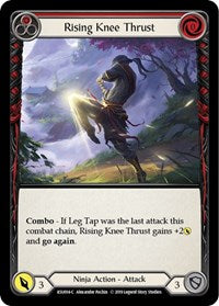 Rising Knee Thrust (Red) (KSU014) [Hero Deck: Katsu]