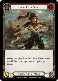 Scar for a Scar (Red) (KSU017) [Hero Deck: Katsu]