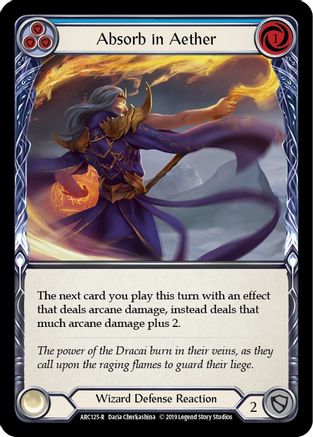 Absorb in Aether (Blue) (ARC125) - Arcane Rising Unlimited Edition