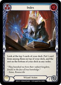 Index (Blue) (ARC137) [Arcane Rising]