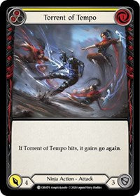 Torrent of Tempo (Yellow) (CRU070) [Crucible of War]