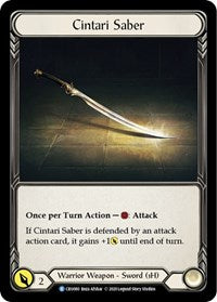 Cintari Saber (Reverse) (CRU080) [Crucible of War]
