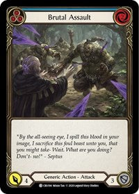 Brutal Assault (Blue) (CRU194) [Crucible of War]
