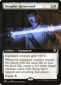 Seraphic Greatsword (Extended Art) (624) [Commander Legends]