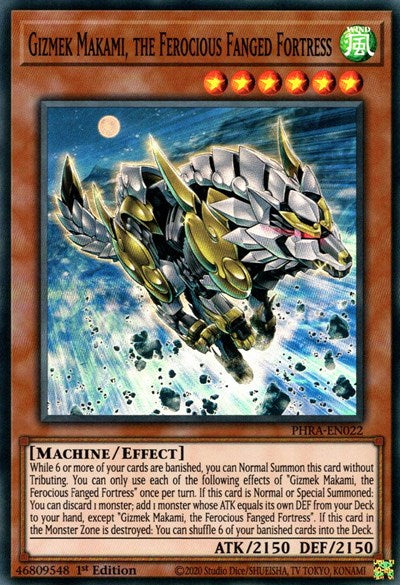 Gizmek Makami, the Ferocious Fanged Fortress (PHRA-EN022) [Phantom Rage]