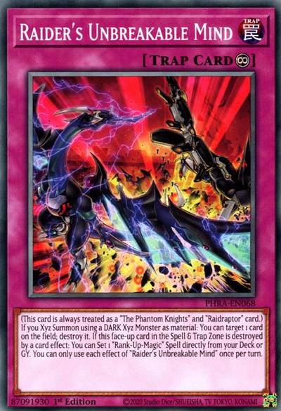 Raider's Unbreakable Mind (PHRA-EN068) [Phantom Rage]