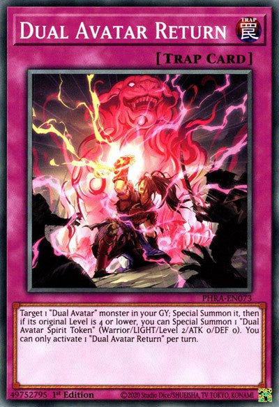 Dual Avatar Return (PHRA-EN073) [Phantom Rage]