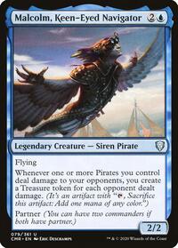 Malcolm, Keen-Eyed Navigator (79) [Commander Legends]