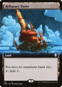 Reliquary Tower (Extended Art) (710) [Commander Legends]