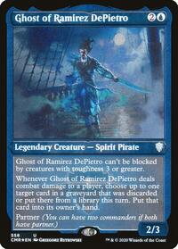 Ghost of Ramirez DePietro (Foil Etched) (558) [Commander Legends]