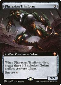 Phyrexian Triniform (Extended Art) (697) [Commander Legends]