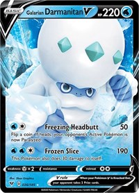 Galarian Darmanitan V (036/185) [SWSH04: Vivid Voltage]