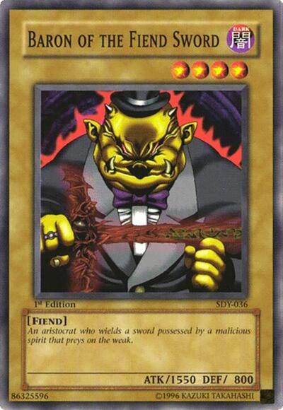 Baron of the Fiend Sword (SDY-036) [Starter Deck: Yugi]