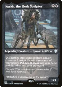 Keskit, the Flesh Sculptor (Foil Etched) (565) [Commander Legends]