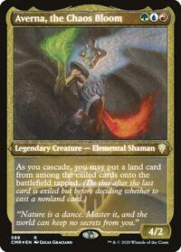Averna, the Chaos Bloom (Foil Etched) (589) [Commander Legends]