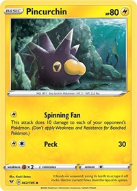 Pincurchin (062/185) [SWSH04: Vivid Voltage]