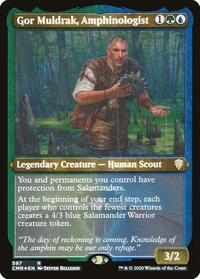 Gor Muldrak, Amphinologist (Foil Etched) (597) [Commander Legends]