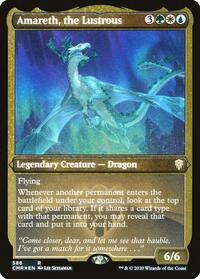 Amareth, the Lustrous (Foil Etched) (586) [Commander Legends]
