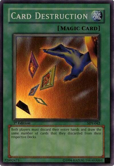 Card Destruction (SDY-042) [Starter Deck: Yugi]