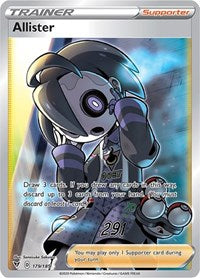 Allister (Full Art) (179/185) [SWSH04: Vivid Voltage]