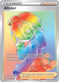Allister (Secret) (192/185) [SWSH04: Vivid Voltage]