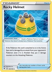 Rocky Helmet (159/185) [SWSH04: Vivid Voltage]